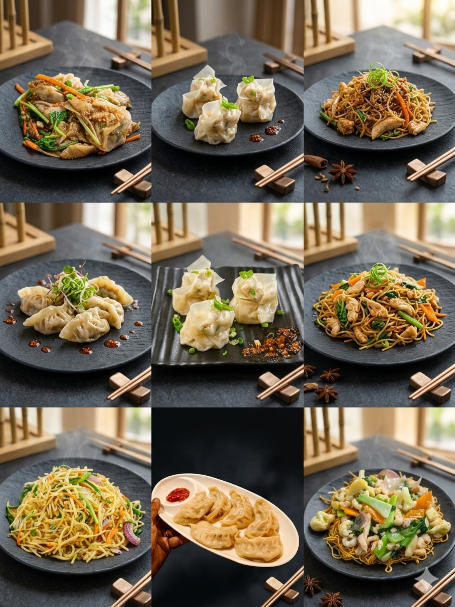 Fu Chee food photography collage